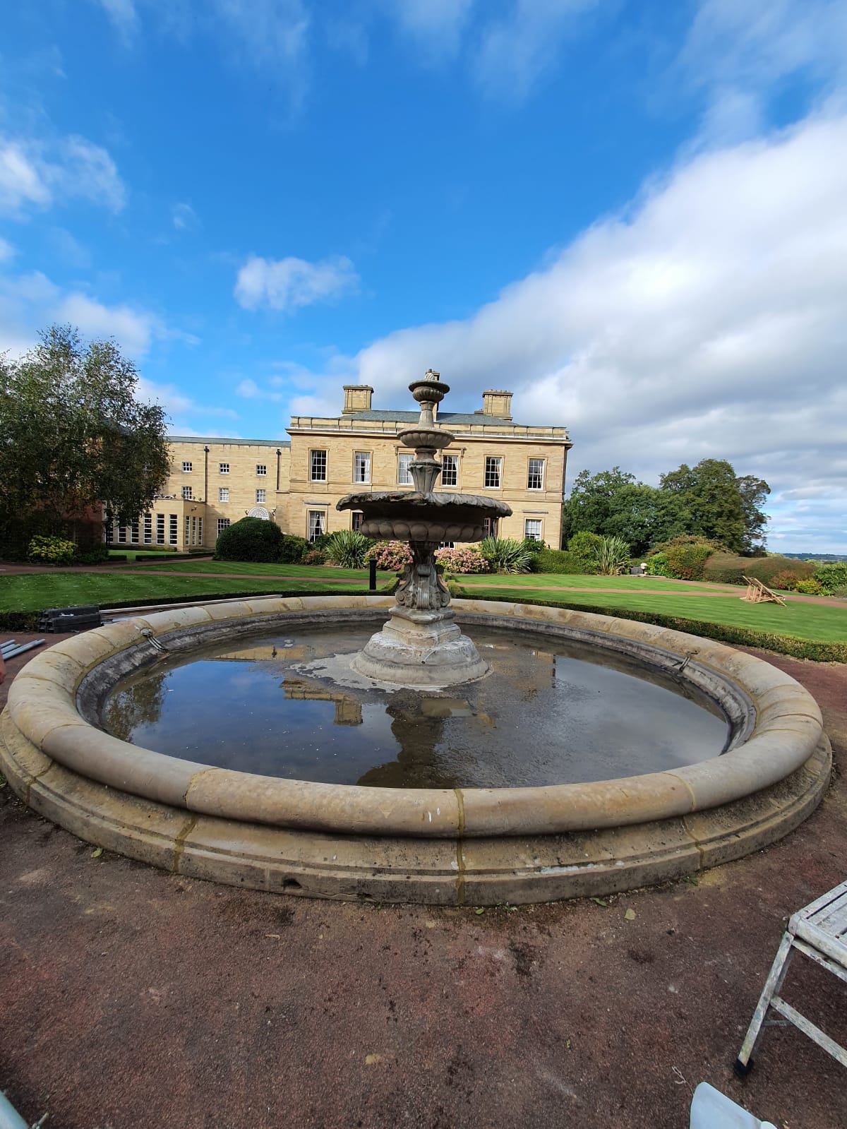 Fountain before restoration